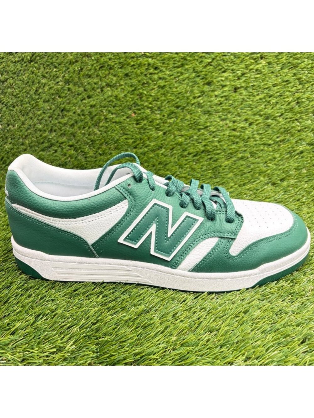 New Balance 480 Team Forest Green Mens Size 13 Athletic Lifestyle Shoes Sneakers